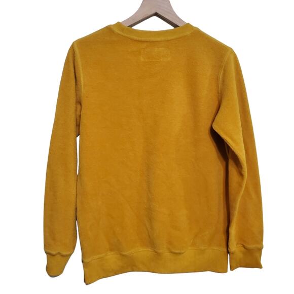 Dutch Bros Yellow Gold Mustard Crewneck Sweatshirt Coffee Uniform Size Small - Picture 2 of 6